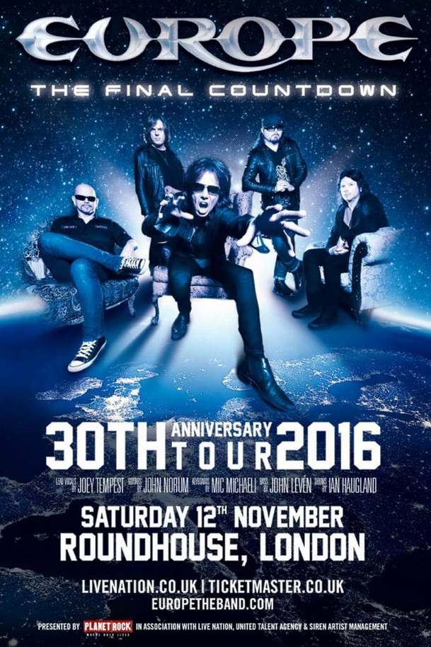 Europe, the Final Countdown 30th Anniversary Show: Live at the Roundhouse | Fandíme filmu