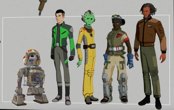 Star Wars: Resistance: Nový plakát a podrobnosti o postavách | Fandíme serialům