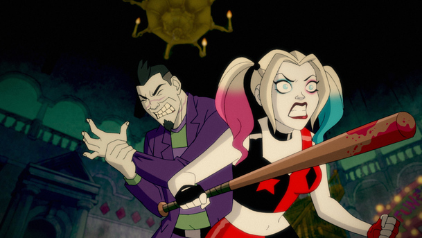 Harley Quinn: Antihrdinka se v ukázce z druhé řady pouští do souboje s Tučňákem | Fandíme serialům