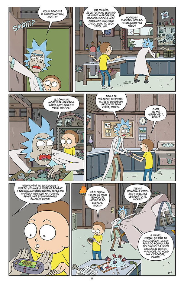 Rick a Morty: Komiksová verze skvělého seriálu je fanouškům dostupná i v Češtině | Fandíme serialům