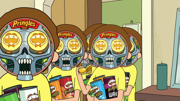 Rick a Morty: Podívejte se na speciální reklamu na brambůrky Pringles | Fandíme serialům