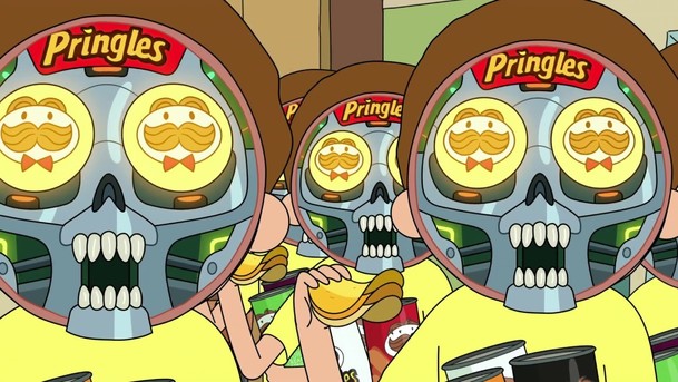 Rick a Morty: Podívejte se na speciální reklamu na brambůrky Pringles | Fandíme serialům