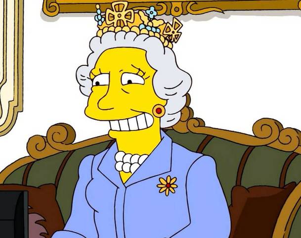 "Britská královna" zavítá do Simpsonů | Fandíme serialům