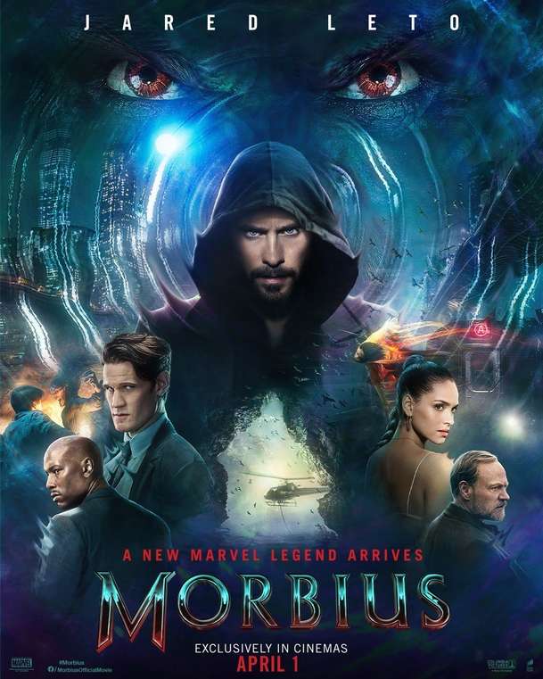 Morbius: Plakát slibuje „novou legendu od Marvelu“ | Fandíme filmu