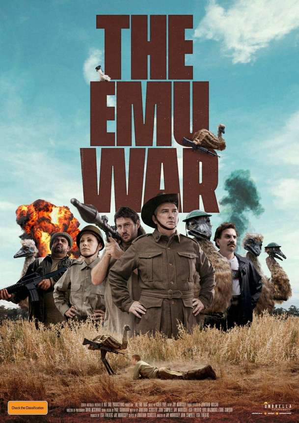 The Emu War: V ujeté komedii se rozpoutá válka lidí s velkými ptáky | Fandíme filmu