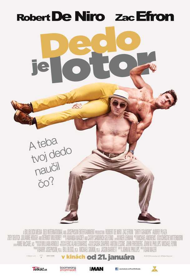 Dirty Grandpa: Robert De Niro jako nehorázný nestyda | Fandíme filmu